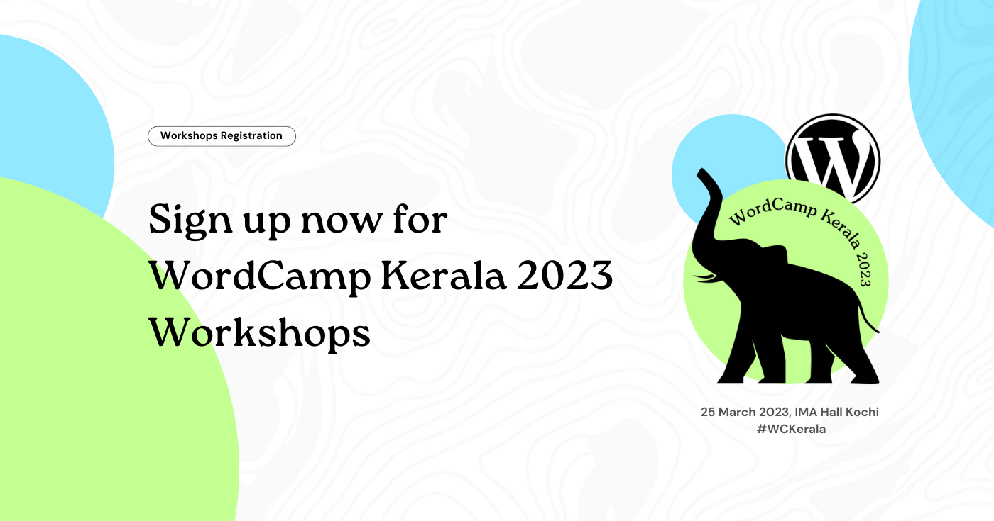 WordCamp Kerala 2023 Workshops