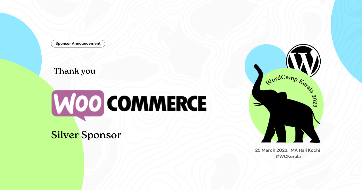 Thank you WooCommerce for being WordCamp Kerala 2023 Silver Sponsor