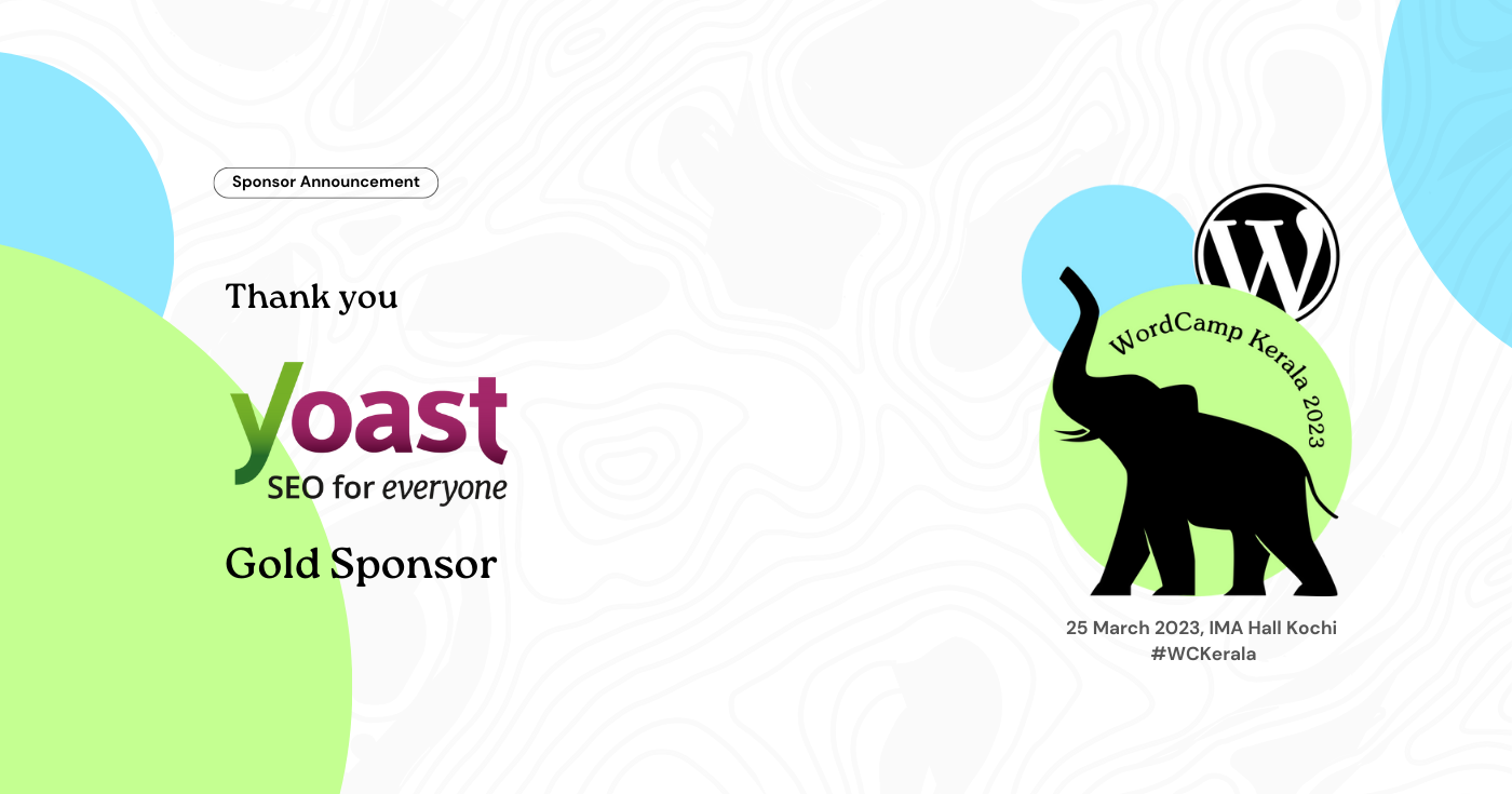 Thank You Yoast for being a Gold Sponsor of WordCamp Kerala