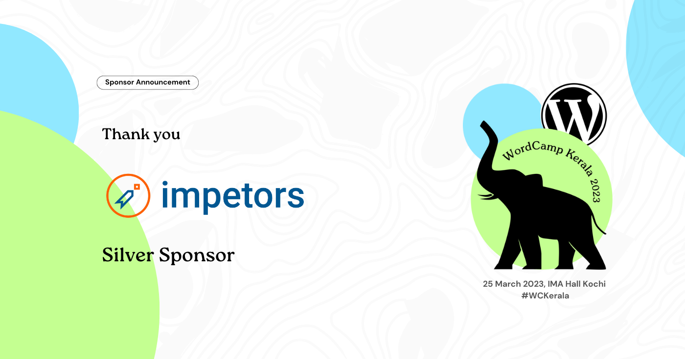 Thank you Impetors for being a Silver Sponsor of WordCamp Kerala 2023