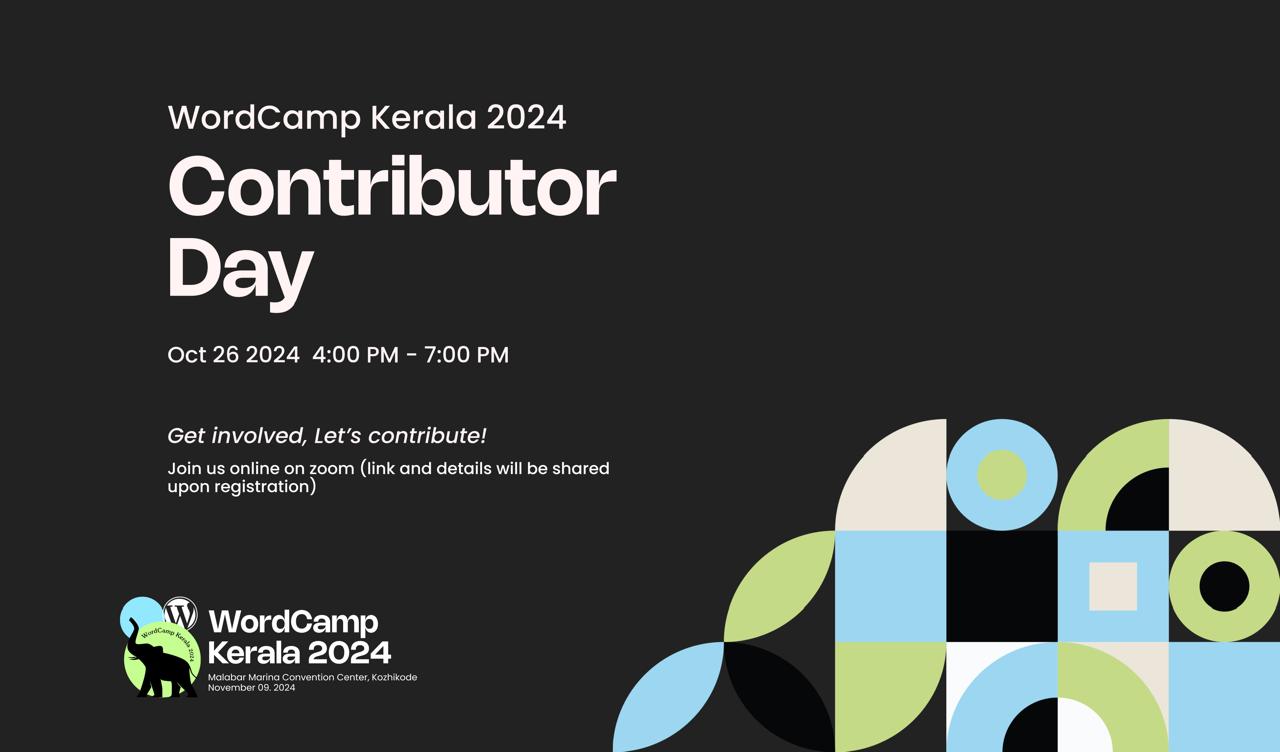 WordCamp Kerala 2024 Contributor Day